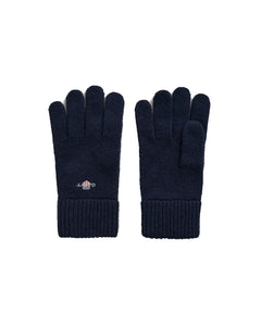 Gant Shield Wool Gloves Navy