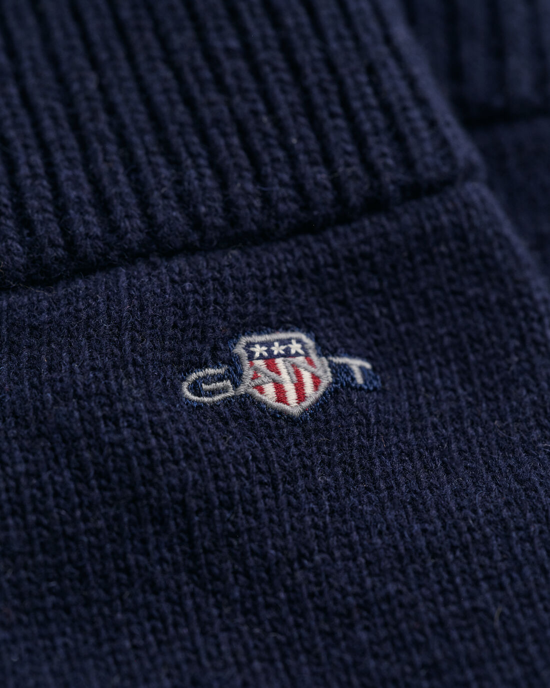 Gant Shield Wool Gloves Navy