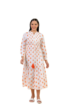 Orange Corfu Dress