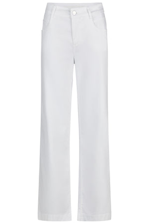 White Mila Wide Leg Jeans