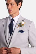 Load image into Gallery viewer, Silver Suit Jacket Regular Length
