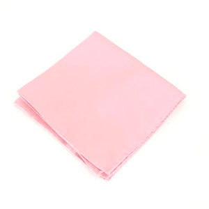 Pink Silk Pocket Square