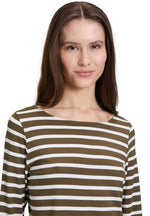 Load image into Gallery viewer, Green Striped Top
