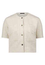 Load image into Gallery viewer, Beige Sweatshirt Jacket
