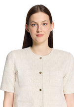 Load image into Gallery viewer, Beige Sweatshirt Jacket
