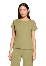 Load image into Gallery viewer, Khaki Textured Top
