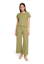 Load image into Gallery viewer, Khaki Textured Trousers
