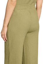 Load image into Gallery viewer, Khaki Textured Trousers
