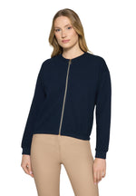 Load image into Gallery viewer, Navy Zip Up Jacket
