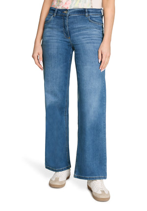 Wide Leg Denim Jeans
