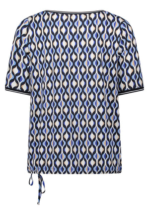 Multi Geo Print Blouse