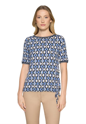 Multi Geo Print Blouse