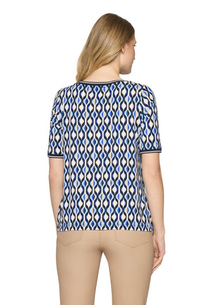 Multi Geo Print Blouse
