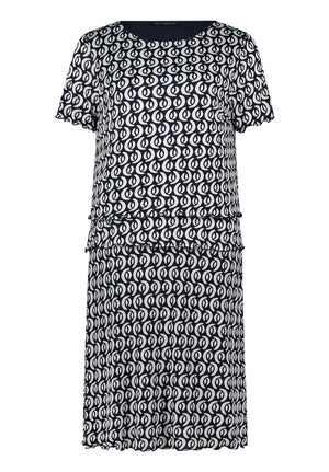 Navy Layered Dress