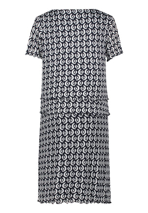 Navy Layered Dress