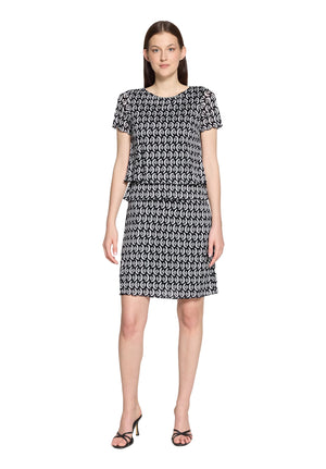 Navy Layered Dress