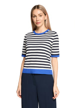 Load image into Gallery viewer, Navy Striped Jumper

