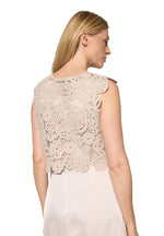 Load image into Gallery viewer, Beige Crochet Dress
