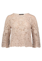Load image into Gallery viewer, Beige Openwork Jumper
