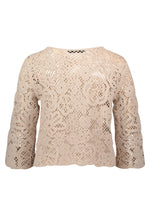 Load image into Gallery viewer, Beige Openwork Jumper
