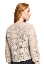 Load image into Gallery viewer, Beige Openwork Jumper
