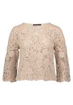 Load image into Gallery viewer, Beige Openwork Jumper
