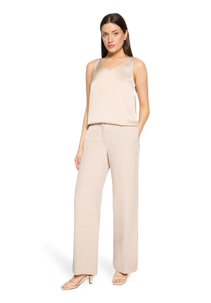 Taupe Satin Blouse