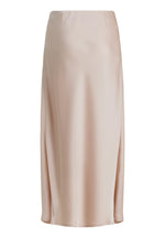 Load image into Gallery viewer, Beige Satin Finish Skirt
