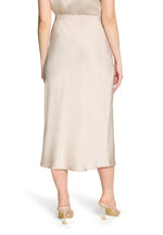 Load image into Gallery viewer, Beige Satin Finish Skirt
