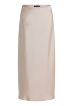 Load image into Gallery viewer, Beige Satin Finish Skirt
