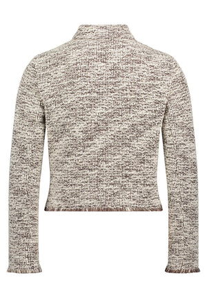 Brown Textured Jacket