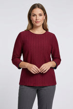 Load image into Gallery viewer, Burgundy Long Sleeve T-Shirt
