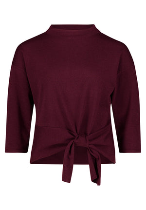 Burgundy Knit Jumper