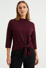 Load image into Gallery viewer, Burgundy Knit Jumper
