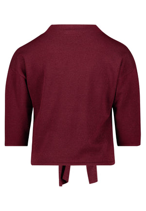 Burgundy Knit Jumper