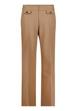 Load image into Gallery viewer, Tan Elegant Stretch Trousers
