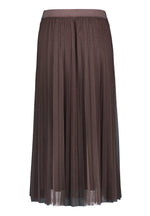 Load image into Gallery viewer, Brown Pleated Skirt
