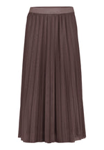 Load image into Gallery viewer, Brown Pleated Skirt
