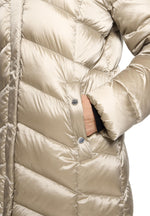 Load image into Gallery viewer, Beige Quilted Down Jacket
