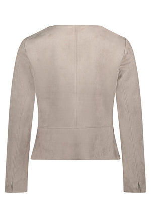 Taupe Short Blazer