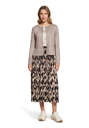 Taupe Short Blazer