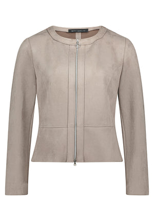 Taupe Short Blazer
