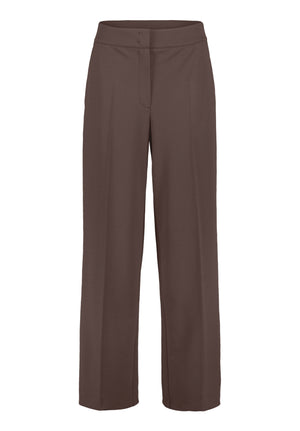 Brown Wide Leg Trousers