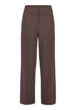 Load image into Gallery viewer, Brown Wide Leg Trousers
