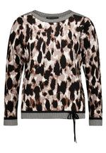 Load image into Gallery viewer, Brown Animal Print Jumper
