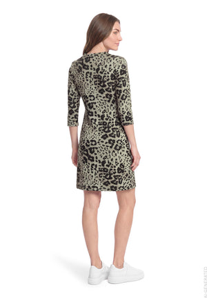 Black Animal Print Dress