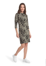 Load image into Gallery viewer, Black Animal Print Dress
