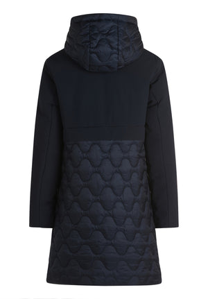 Navy Quilted Reversible Jacket