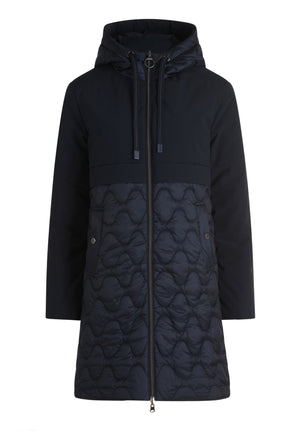 Navy Quilted Reversible Jacket