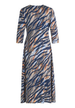 Load image into Gallery viewer, Blue Animal Print Dress
